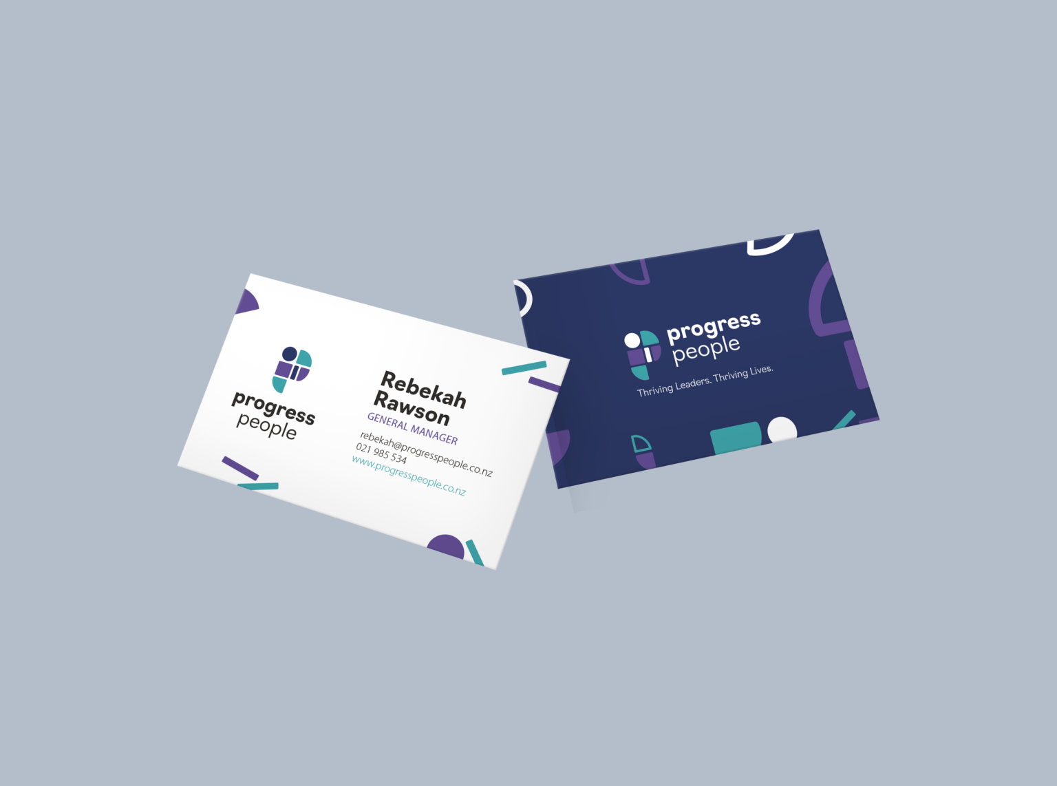 Business card design for refresh logo design