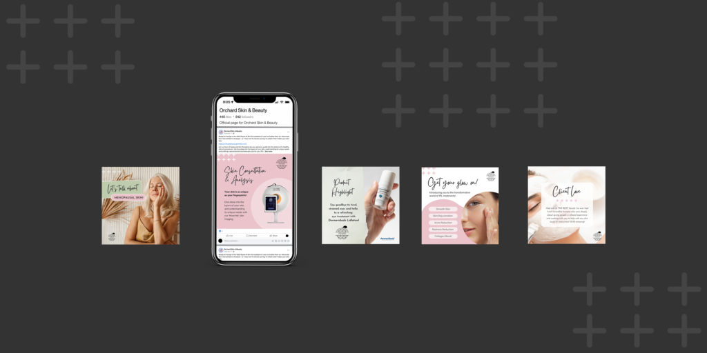 Social Media for skin and beauty clinic
