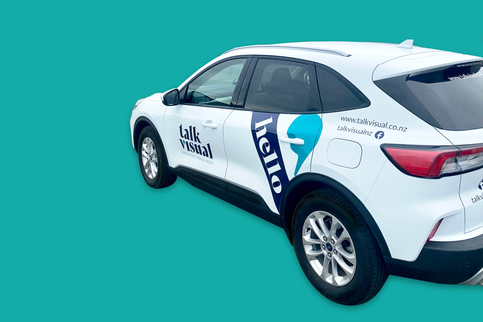 vehicle signage for talk visual marketing and visual communications